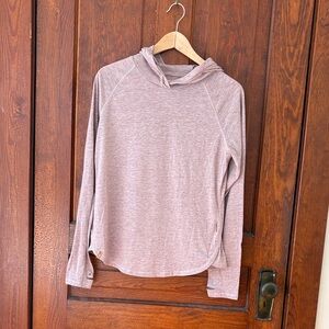 tentree Mauve Hooded Long Sleeve Top SM